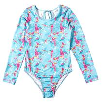 Maiô Juvenil Manga Longa Infantil Fps Uv 50+ Proteção Solar Tip top Natação Menina Bk50 Maiô Juvenil Manga Longa Infantil Fps Uv 50+ Proteção Solar Tip top Natação Menina Bk50