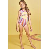 Maiô Kukiê Infantil em Malha com Proteção UV50+ Estampa Sol - Kukie