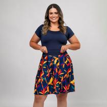 Maiô Macaquinho +saída de Praia Plus Size Natação Piscina Hidroginástica Moda Praia Evangélico