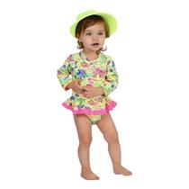 Maiô Manga Longa Body Baby Dinoland Moda Praia Siri Kids 38410 Maiô Manga Longa Body Baby Dinoland Moda Praia Siri Kids 38410