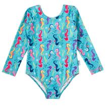 Maiô Manga Longa Infantil Fps Uv 50+ Proteção Solar Tip top Natação Roupa de Praia Menina Bk52