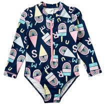 Maiô Manga Longa Infantil Sorvetes Marinho Tip Top Maiô Manga Longa Infantil Sorvetes Marinho Tip Top