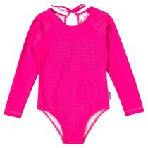 Maiô Manga Longa Juvenil Infantil Fps Uv 50+ Proteção Solar Tip top Natação Menina Bk69