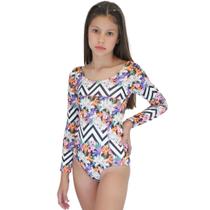 Maiô Manga Longa Lycra Proteção UPF50+ - Cancun Zig zag Maiô Manga Longa Lycra Proteção UPF50+ - Cancun Zig zag
