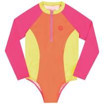 Maiô Manga Longa Natação Infantil Juvenil Proteção Solar UV