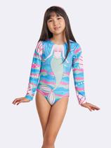 Maiô Manga Longa UV Sereia Maiô Manga Longa UV Sereia