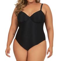 Maiô Meia Taça Liso Banho de Mar 621512 Plus Size