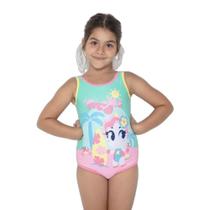 Maiô Menina Unicórnio Aloha - Puket
