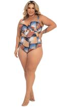 Maiô Modelador Estampado Banho de Mar - Tamanhos 52 e 54 Maiô Modelador Estampado Banho de Mar - Tamanhos 52 e 54