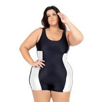 Maiô Natação Hidroginástica Plus 50 ao 56 Recorte Lateral Maiô Natação Hidroginástica Plus 50 ao 56 Recorte Lateral