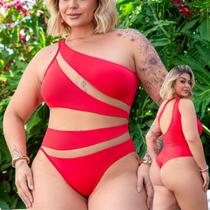 Maiô Nula Manga 3 Cores com Tule Feminino Degradê e Liso Poliamida Alta Qualidade Tamanhos PMG