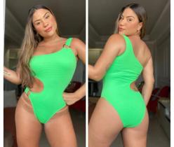 Maiô ombro com argola canelado Maiô ombro com argola canelado