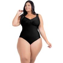 Maiô Plus Size Adulto Feminino Cintilante Moda Praia Piscina Premium