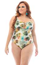 Maiô Plus Size com Compressão Abdominal Coco Beach