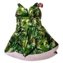 Maiô Plus Size com Saia Super Charme Tendência