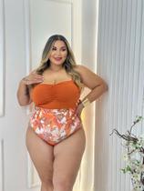 Maiô Plus size feminino efeito lipo