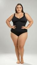 Maiô Plus Size Hidroginástica e Natação Preto G Maiô Plus Size Hidroginástica e Natação Preto G