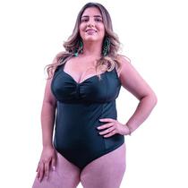 Maiô Plus Size Lycra Natação Hidroginástica com Bojo