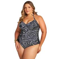 Maiô Plus Size Meia Taça Dilady Banho de Mar 621530