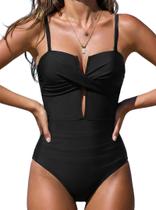 Maiô Popvil Body Modelador com Decote V Preto M Maiô Popvil Body Modelador com Decote V Preto M