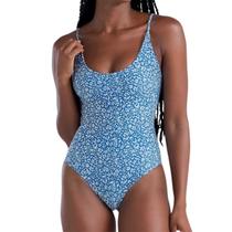 Maiô Praia Alças Finas She Estampado Média Cobertura Cavado Maiô Praia Alças Finas She Estampado Média Cobertura Cavado
