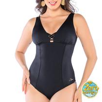 Maiô Preto Liso Zero Barriga Banho De Mar 601576 Maiô Preto Liso Zero Barriga Banho De Mar 601576