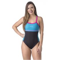Maiô pro line azul turquesa kauna swim