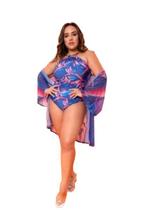 Maiô Royal New Lycra Estampada - Hellen Carolina Maiô Royal New Lycra Estampada - Hellen Carolina