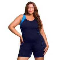 Maiô Selene Para Natação Com Forro e Alça Larga Modelo Plus Size X1 X2 X3