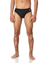 Maiô Speedo Brief Endurance+ Solid para homens, preto, tamanho 30 Maiô Speedo Brief Endurance+ Solid para homens, preto, tamanho 30
