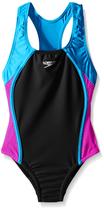 Maiô Speedo Girl One Piece Mesh Splice Thick Strap Maiô Speedo Girl One Piece Mesh Splice Thick Strap