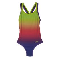 Maiô Speedo Stripes Midnight Sun Colors Juvenil