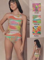Maiô Teen Estampado - Sol e Água Maiô Teen Estampado - Sol e Água