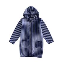 Maiô Terry Beach com capuz Swim Cover Up XRTBMN 18-24M Navy Maiô Terry Beach com capuz Swim Cover Up XRTBMN 18-24M Navy