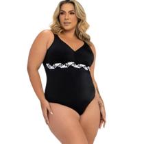Maiô Trança Bicolor Banho de Mar 617568 Clássico Maiô Trança Bicolor Banho de Mar 617568 Clássico