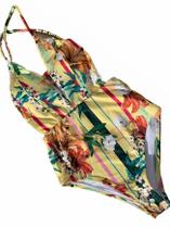 Maiô Verão Com Decote Profundo Feminino Estampado Moderno Maiô Verão Com Decote Profundo Feminino Estampado Moderno