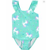 Maiô Verde Piscina Unicórnio OSHKOSH - Bebê Menina Maiô Verde Piscina Unicórnio OSHKOSH - Bebê Menina
