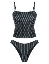 Maiô ZAFUL Tankini de Duas Peças com Poás M Maiô ZAFUL Tankini de Duas Peças com Poás M