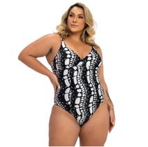 Maiô Zero Barriga Estampado Banho de Mar Bojo Removível