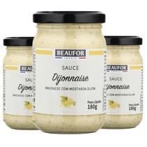 Maionese Francesa Beaufor Com Mostarda Dijon 180G (3 Und)