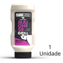 Maionese Grill Junior Molho Cremoso 1 Un Em Frasco De 350g Para Lanche Lanchonete Hotel