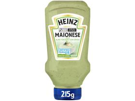 Maionese Heinz Alho Tostado com Ervas Squeeze 215g Maionese Heinz Alho Tostado com Ervas Squeeze 215g