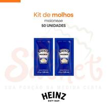 Maionese heinz sachê 7g c/ 50 unidades Maionese heinz sachê 7g c/ 50 unidades