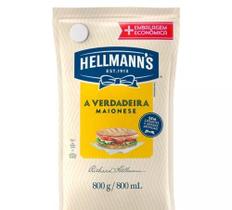 Maionese Hellmann's Sachê 800g Embalagem Econômica - Hellmanns