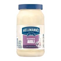 Maionese Hellmanns Aioli 500g Embalagem com 12 Unidades Maionese Hellmanns Aioli 500g Embalagem com 12 Unidades