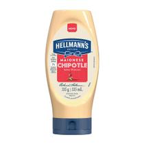 Maionese Hellmanns Squeeze Chipotle Sabor Pimenta 335g