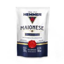 Maionese Hemmer Tradicional Sachê 200g - Embalagem com 24 Unidades