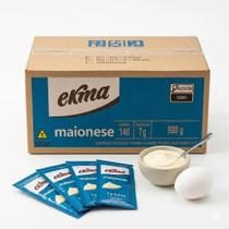 Maionese Sachê Ekma Profissional Caixa Com 140 Unidades 7g Atacado