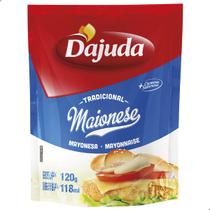 Maionese Tradicional Saborosa D'ajuda em Sachê de 120g Refil 1 Unidade