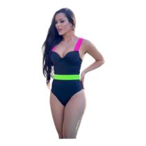 Maiôs Feminino Moda Praia Chapa Barriga Empina Bubum Forrado - FETELLE